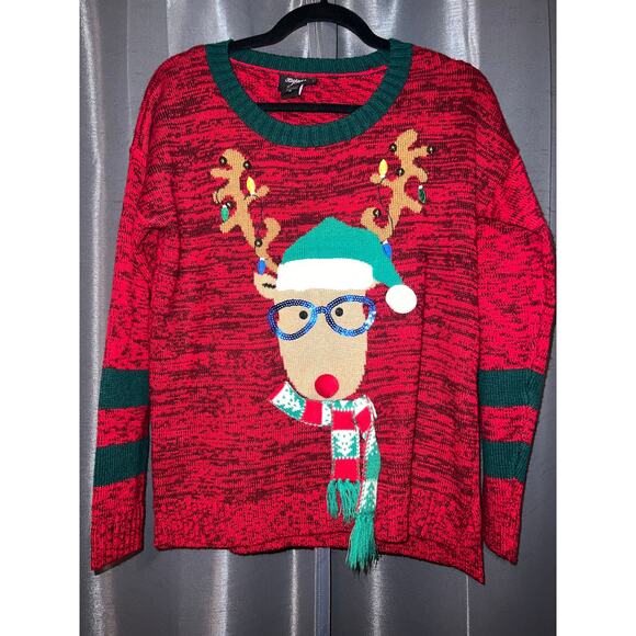 Ugly Christmas Sweater Xmas Size Medium - Picture 1 of 3